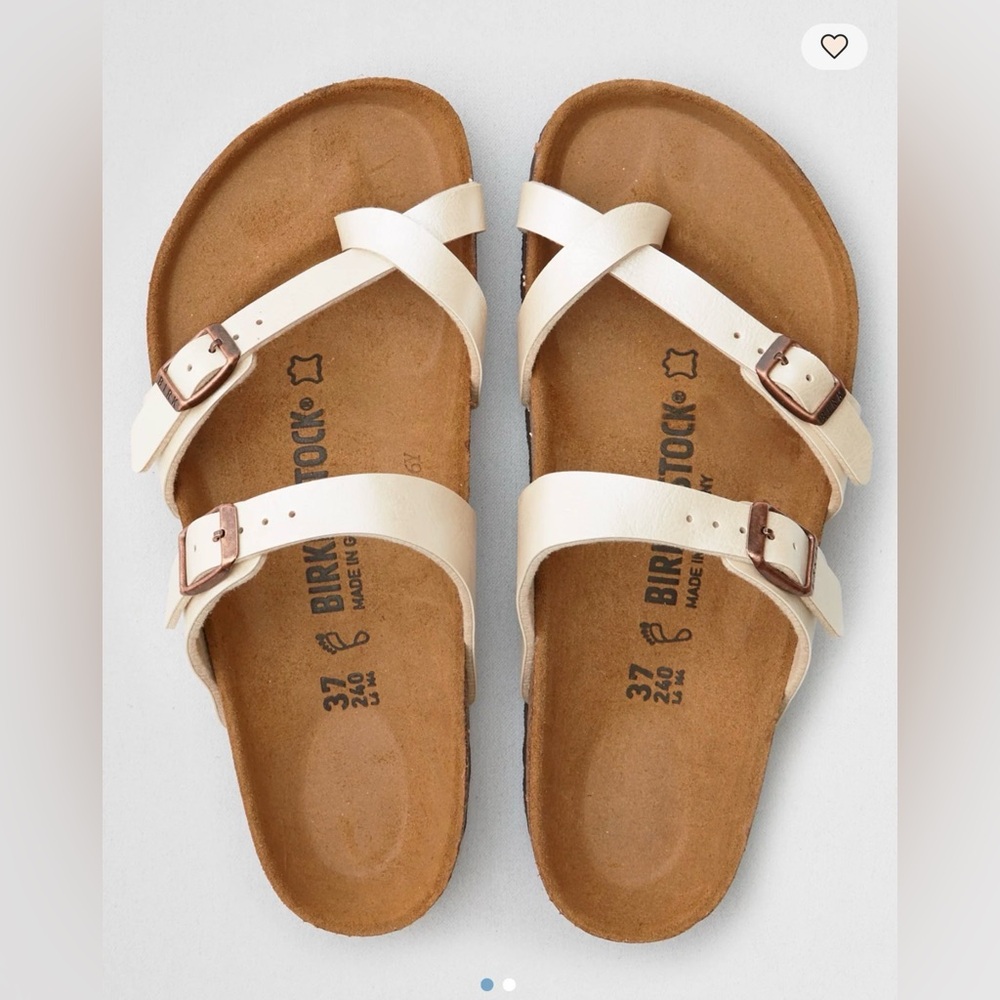 Birkenstock Mayari Sandal Sz 34/kids size 3-3.5 Summer Trendy White Gorpcore